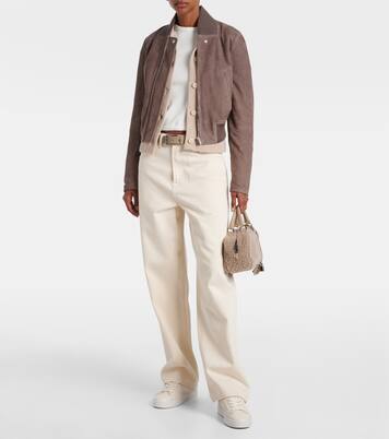 Cassetta shearling-lined leather sneakers | Tod's