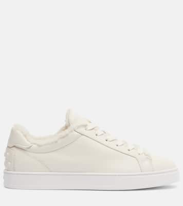 Cassetta shearling-lined leather sneakers | Tod's