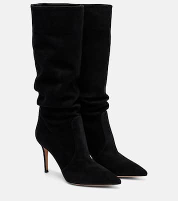 Bottes Hansen 85 en daim | Gianvito Rossi