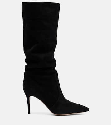 Bottes Hansen 85 en daim | Gianvito Rossi