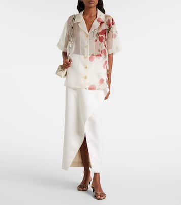 Jupe midi Jaia en laine | Khaite