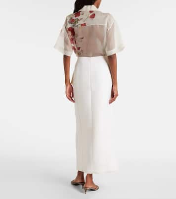 Jupe midi Jaia en laine | Khaite