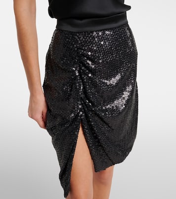Panther gathered sequined midi skirt | Vivienne Westwood