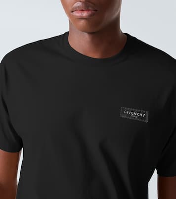 T-shirt in jersey di cotone con logo | Givenchy