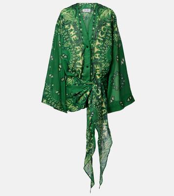 Bandana cotton muslin minidress | The Attico