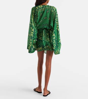 Bandana cotton muslin minidress | The Attico