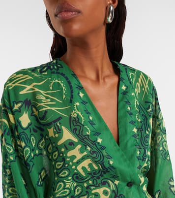 Bandana cotton muslin minidress | The Attico