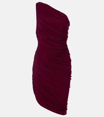 Diana gathered asymmetric minidress  | Norma Kamali