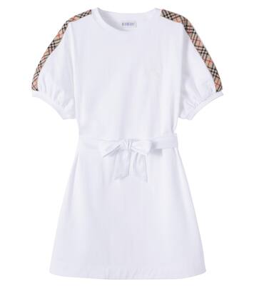 Robe Burberry Check en jersey de coton | Burberry Kids