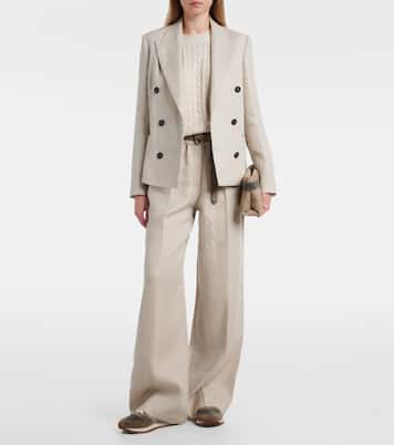 Zapatillas con ante y cuentas Monili  | Brunello Cucinelli