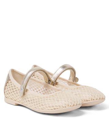 Mary-Jane-Ballerinas mit Glitter | Monnalisa