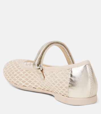 Mary-Jane-Ballerinas mit Glitter | Monnalisa