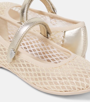 Mary-Jane-Ballerinas mit Glitter | Monnalisa