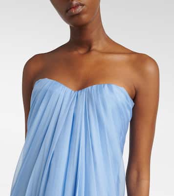 Silk bustier gown | McQueen