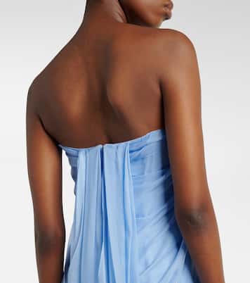 Silk bustier gown | McQueen