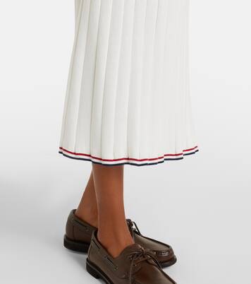Ribbed-knit cotton midi dress | Brunello Cucinelli
