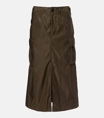 Pleated midi skirt | Sacai