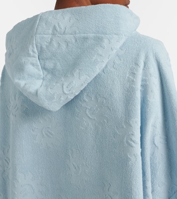 Poncho aus Baumwollfrottee | Hunza G