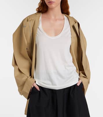 Cotton and silk T-shirt | Toteme