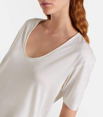 Cotton and silk T-shirt | Toteme