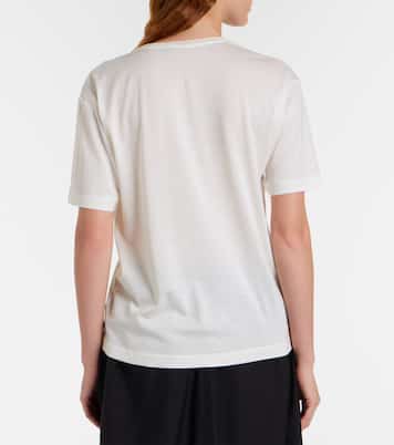 Cotton and silk T-shirt | Toteme