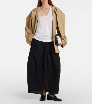 Cotton and silk T-shirt | Toteme