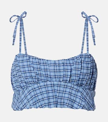 Pelea checked cotton top | Faithfull