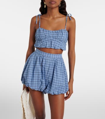 Pelea checked cotton top | Faithfull