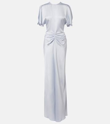 Robe aus Satin | Victoria Beckham