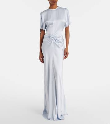 Robe aus Satin | Victoria Beckham
