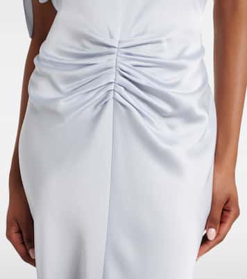 Robe aus Satin | Victoria Beckham