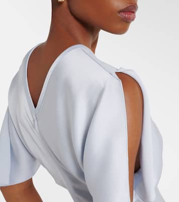 Robe aus Satin | Victoria Beckham