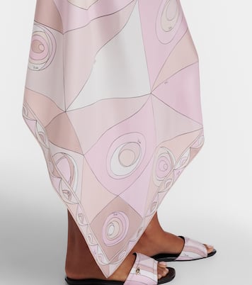 Occhi silk twill maxi dress | Pucci