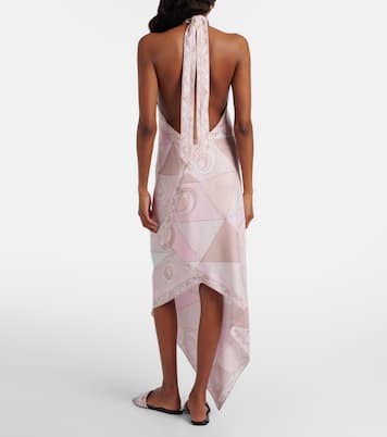 Occhi silk twill maxi dress | Pucci