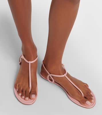 Sandalen Almost Bare aus Leder | Aquazzura