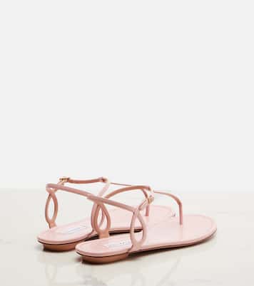 Sandalen Almost Bare aus Leder | Aquazzura
