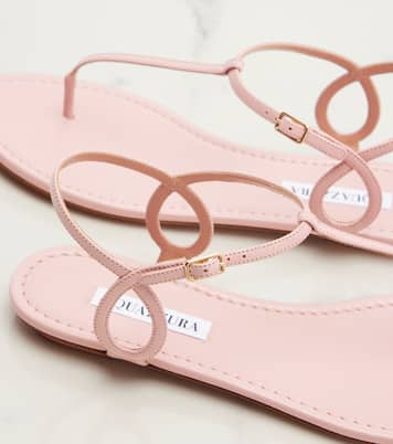 Sandalen Almost Bare aus Leder | Aquazzura