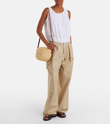 Paula's Ibiza Pantoletten Pebble aus Leder | Loewe