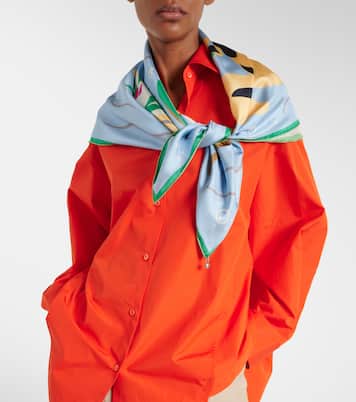 Tuch aus Seiden-Twill | Loewe