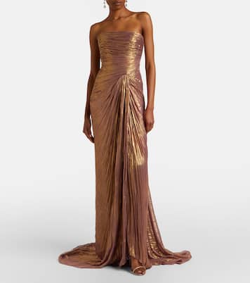 Robe bustier plissée | Marmar Halim