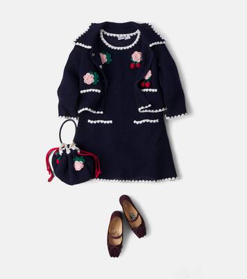 Crochet bucket bag | Self-Portrait Kids