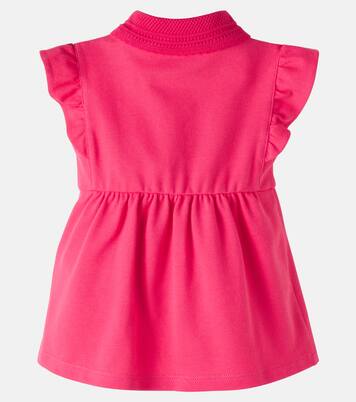 x Mr. Men Little Miss Baby cotton-blend piqué dress | Gucci Kids