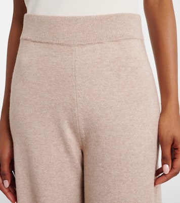 Cotton and cashmere wide-leg pants | Jardin des Orangers