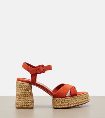 Espadrille-Sandalen Calakala aus Veloursleder | Christian Louboutin