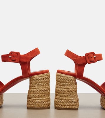 Espadrille-Sandalen Calakala aus Veloursleder | Christian Louboutin