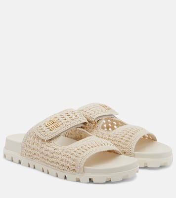 Crochet sandals | Miu Miu