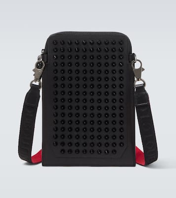 Sac à bandoulière Loubilab Spike en cuir | Christian Louboutin