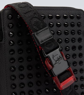 Sac à bandoulière Loubilab Spike en cuir | Christian Louboutin