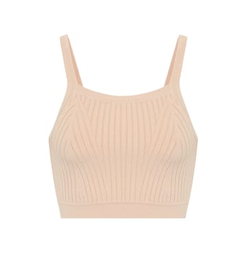 Ribbed-knit crop top | Live The Process