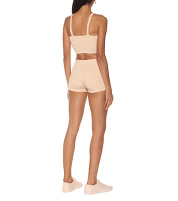 Ribbed-knit crop top | Live The Process